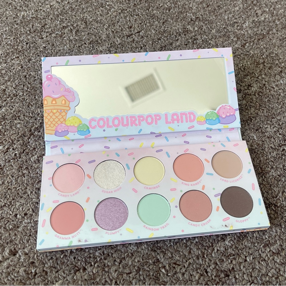 Colourpop Pink and Silver Eyeshadow Palette Vibrant Makeup